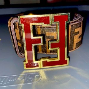 BROWN FENDI BELT FOR SALE!!